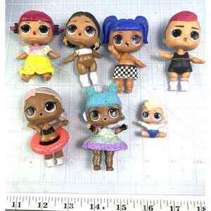 LOL Surprise Doll Lot 7+ Doll Drink Containers Sippy Lot 9 + Accessories Lot